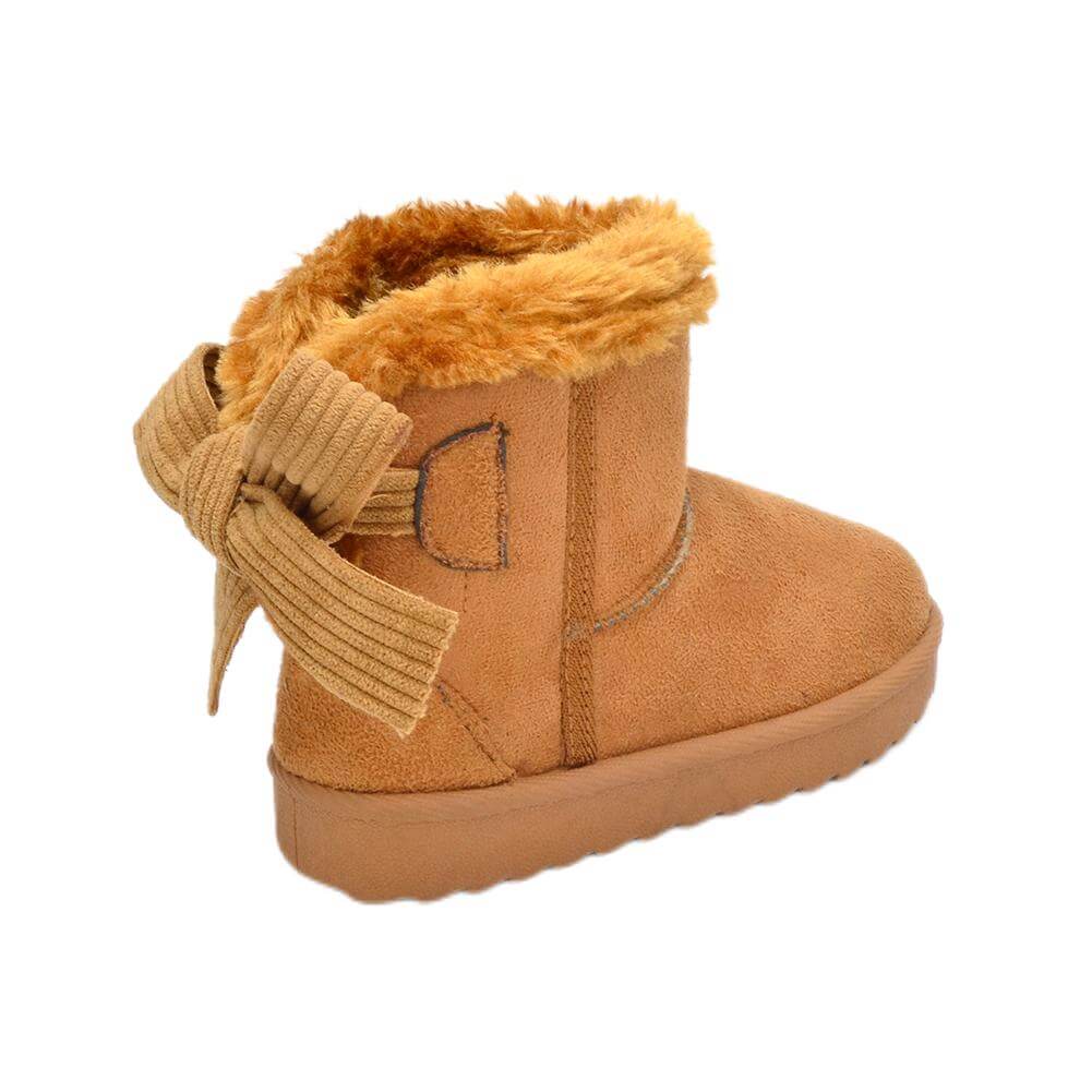 Classic color optional women winter boots with bow back