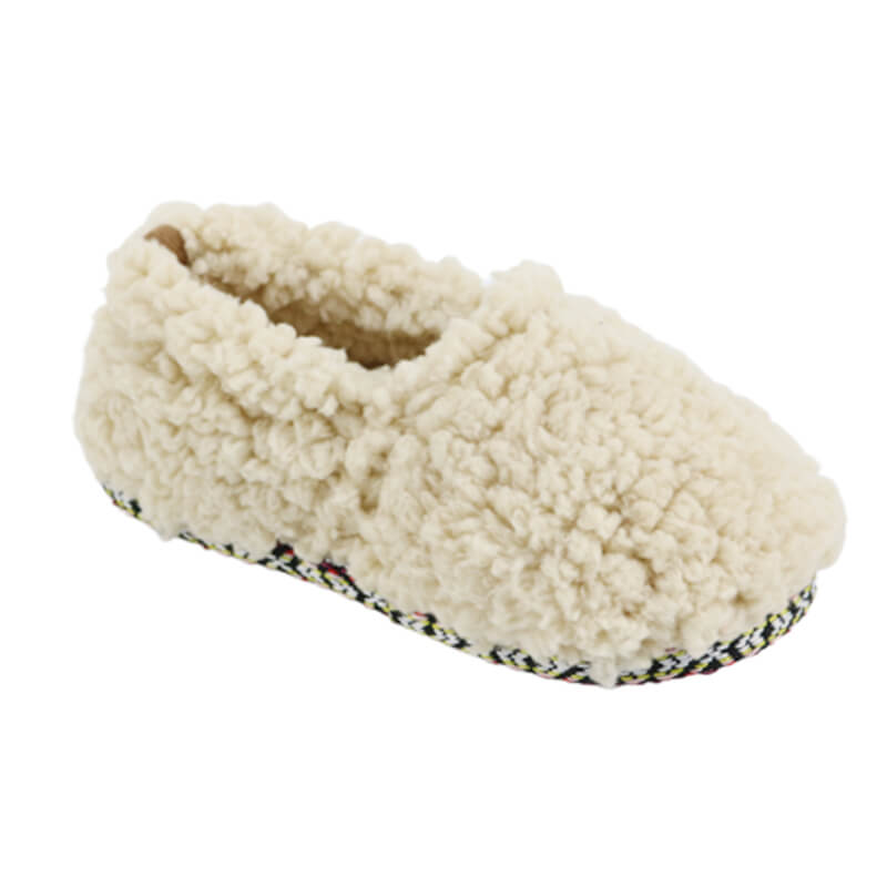 Winter home indoor sherpa warm kid's slippers 