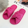 Terry upper multi color soft house slipper for women