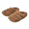 Multicolor Ladies home antislip fashion fur slippers