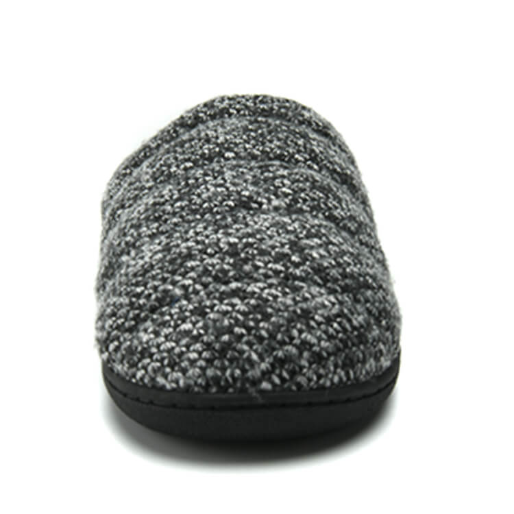 Non-slip comfortable knitted cotton slippers for men