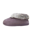 Soft faux fur lining warm winter indoor women's slipper boots