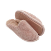 House chenille knit faux fur comfortable fuzzy slippers