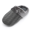 Men's cashmere cozy memory foam indoor slipper