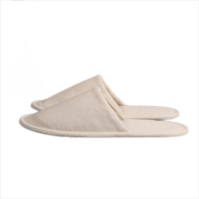 Linen cotton disposable hotel slippers