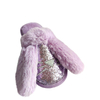 Bunny women's indoor slippers with cozy fleece memory foam