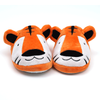 Winter kids tiger fur home indoor slippers