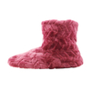 Faux fur lined female house indoor boot in winter