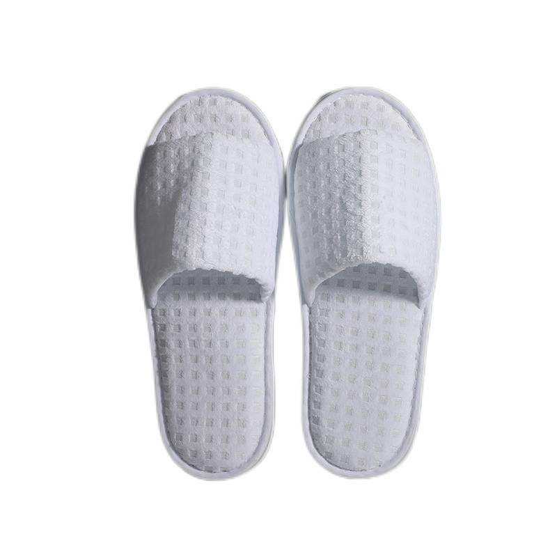 Uniex spa slippers with waffle jacquard fabric