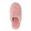 Winter rubber teddy fleece comfy sole lady slippers