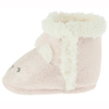 Warm toasty infant shimmer critter bootie