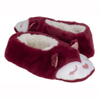 Ladies fox faux fur pull-on slipper socks with 3d ears