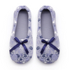 Home bow super soft non-slip printing bedroom ballet slippers