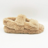 Thick-soled winter fashion home fur slippers for women