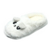 Women's indoor and outdoor slippers with rabbit embroidery