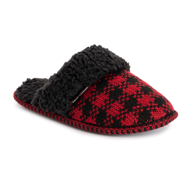 Winter knitted fluffy house slippers for women's