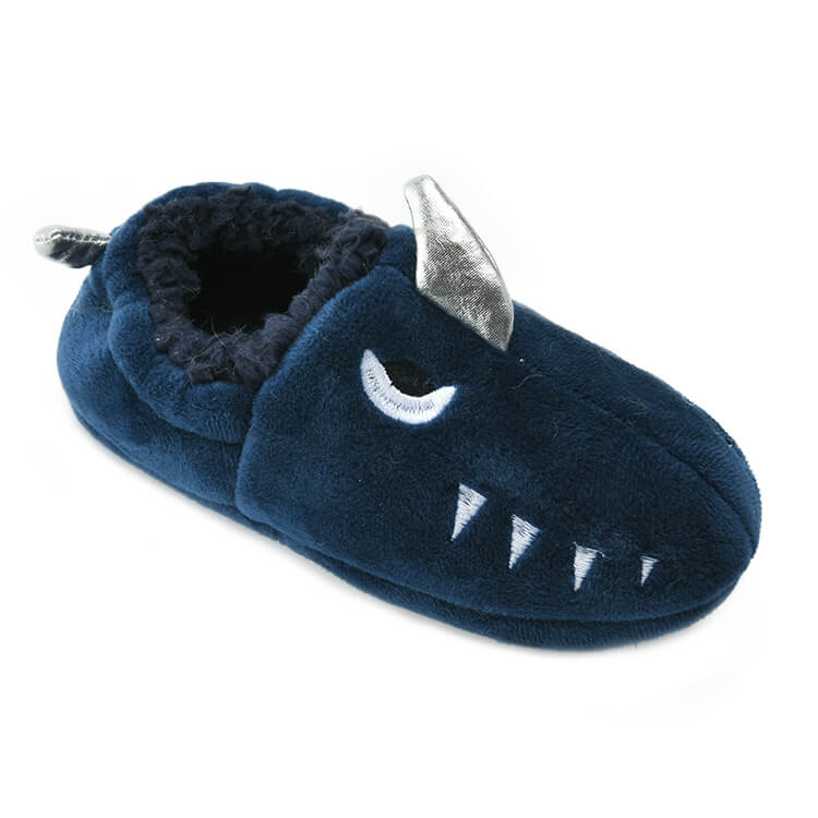 Shark shape winter cute cartoon children's slippers