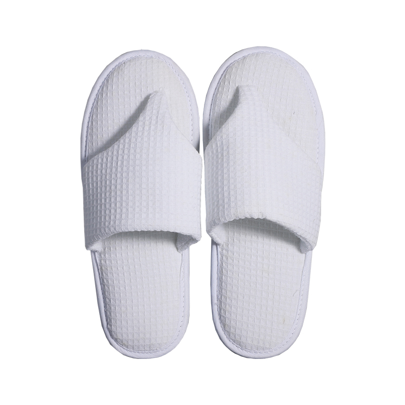 Lightweight waffle comfy flip-flop hotel slipper