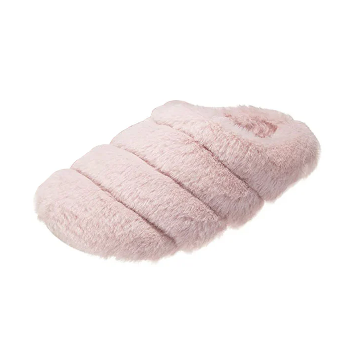 Multicolor Ladies home antislip fashion fur slippers