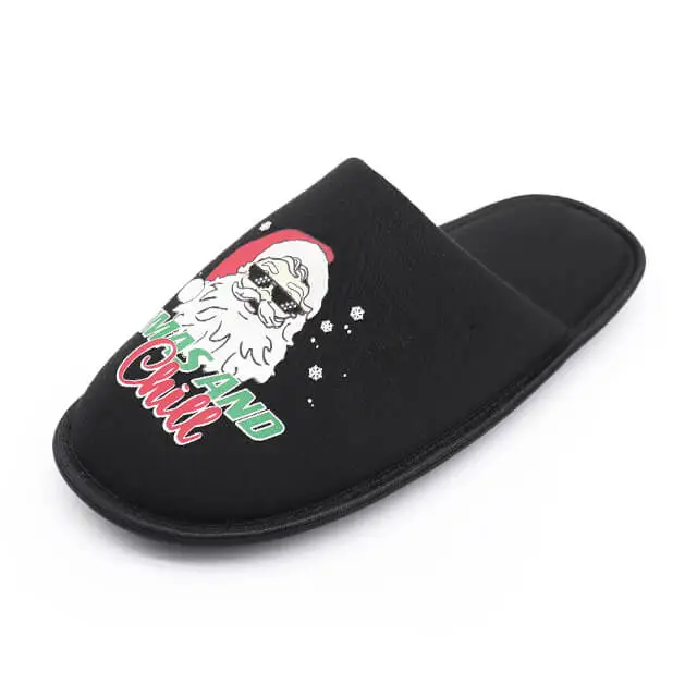 Indoor jersey fabric new design slippers father slippers