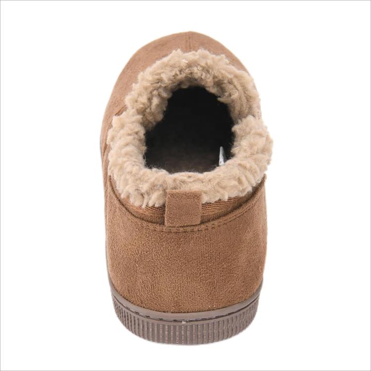 Men's winter suede moccasins house shoe