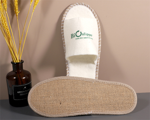 Plant fiber bathroom slippers for luxury hotels