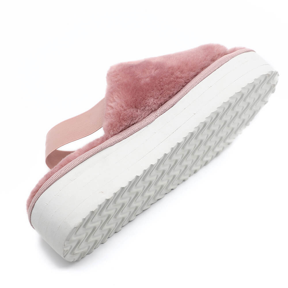 Women's disco slide indoor soft plush Slipper