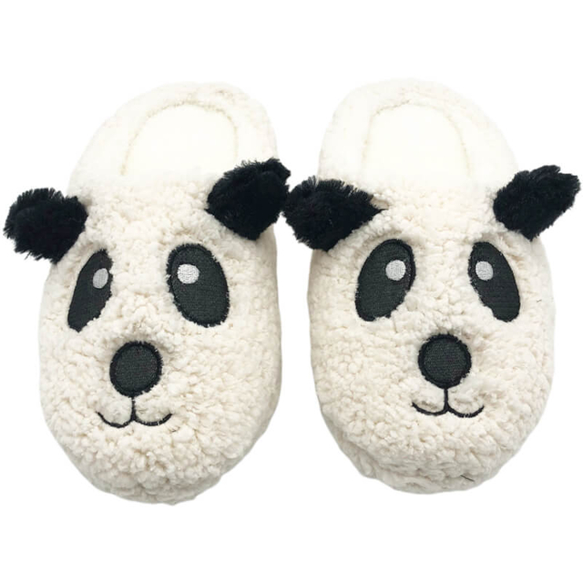 Warm novelty plush cute bedroom slippers for women