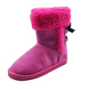 Bright color suede belt knot girl outdoor boots