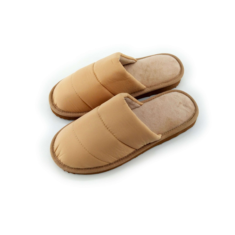 Polyester winter warm slippers for men