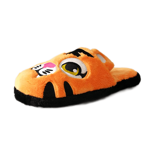 Zoo series cute tiger house slippers for kid