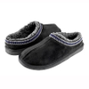 Men's faux suede moccasin with contrast whipstitching