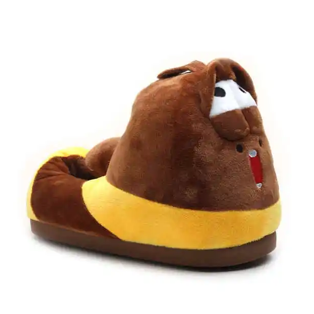 Soft and comfortable stuffed animal slippers