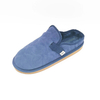 Blue polyester unisex indoor TPR sole durable warm lining slippers