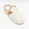 Women's polyester bedroom fur closed toe slippers 