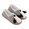 Cute penguin indoor warm closed-heel anti-slip slippers