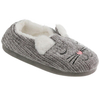 Ladies' sleeping cat chenille clog slipper