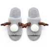 Christmas floor slippers reindeer autumn winter open-toe home slippers