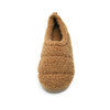 Warm thermal quilted borg imitation wool slipper shoes