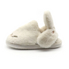 Winter rabbit warm non-slip plush furry slippers for women