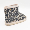 Kid's lovely leopard print canvas upper boot 