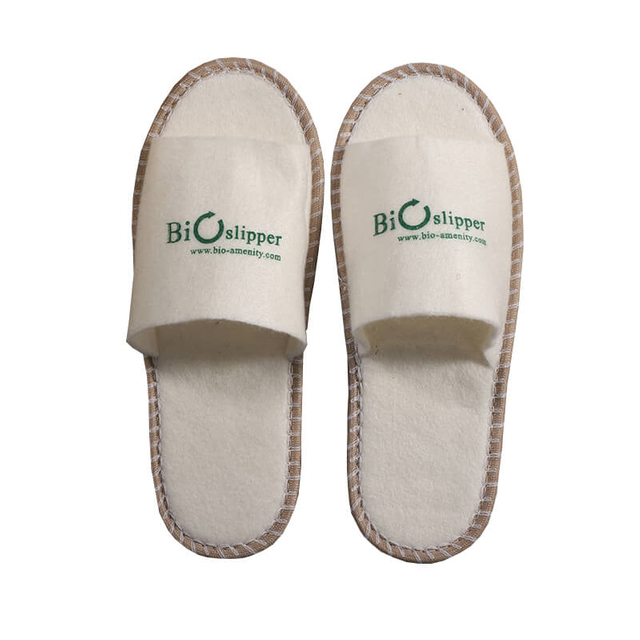 Plant fiber bathroom slippers for luxury hotels