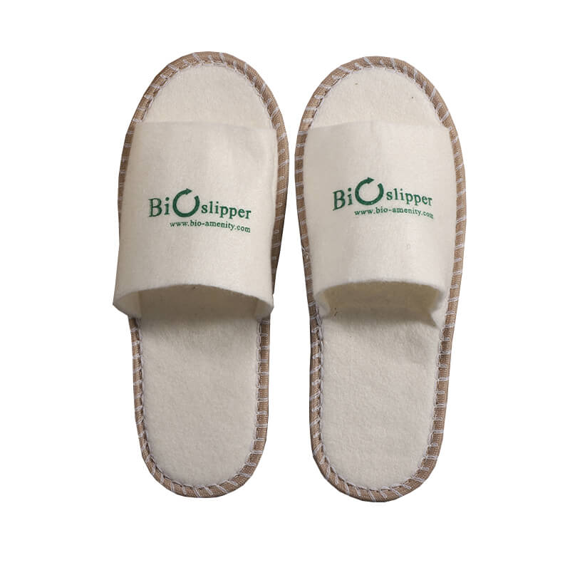 Plant fiber bathroom slippers for luxury hotels