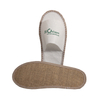 Custom logo eco-friendly hotel open-toe disposable spa slippers