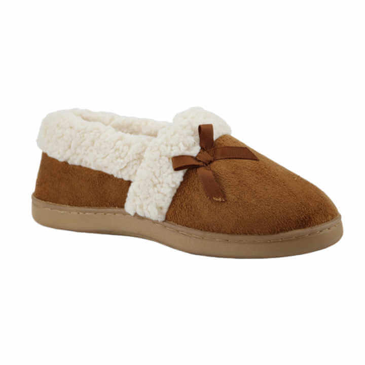 Women's suede memory foam warm footwear