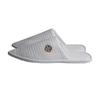 Waffle hotel slippers with pointed toe design for men