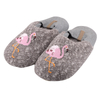 Non-slip fruit pink knitted parent-child slippers