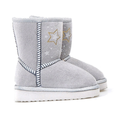 Anti-slip high sole kids' snow boots