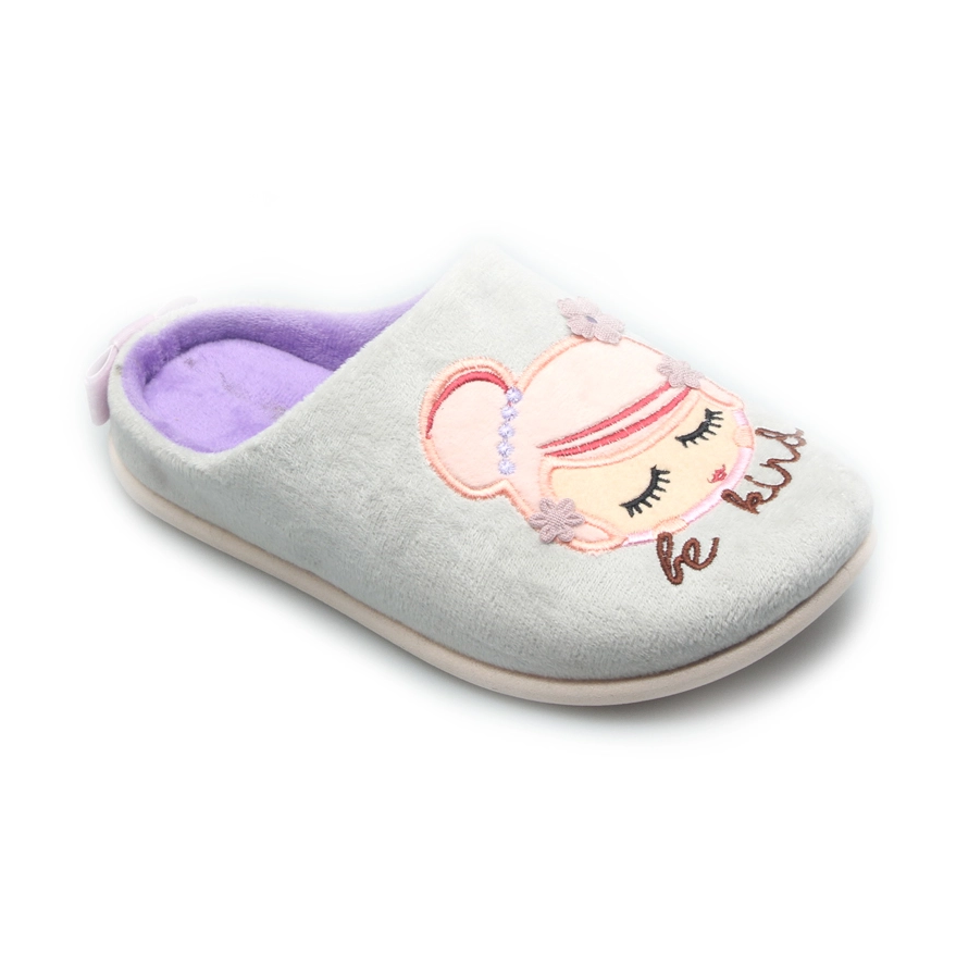 Warm super soft lining fleece indoor slipper