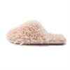 Warm colorful teddy fur indoor slipper for women